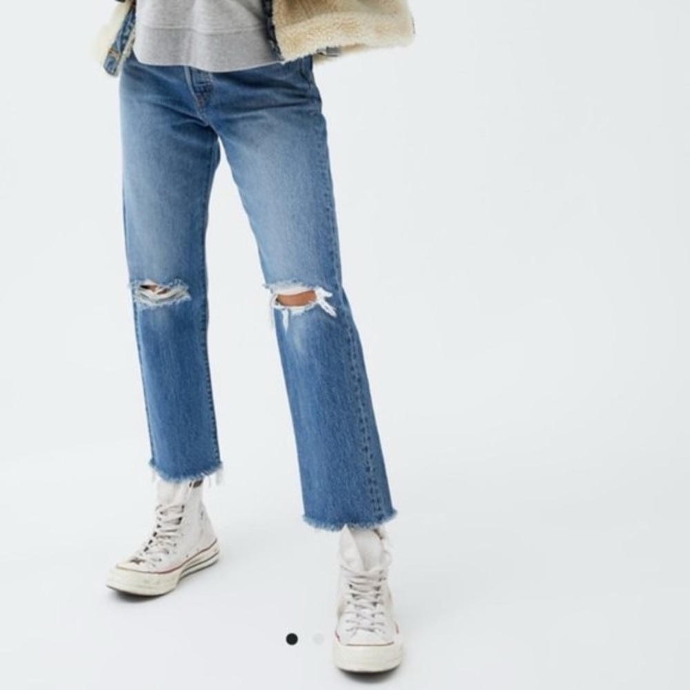 Levis wedgie straight jeans
